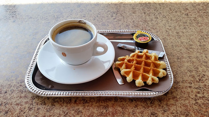 Coffee, Waffles, and no Sunshine